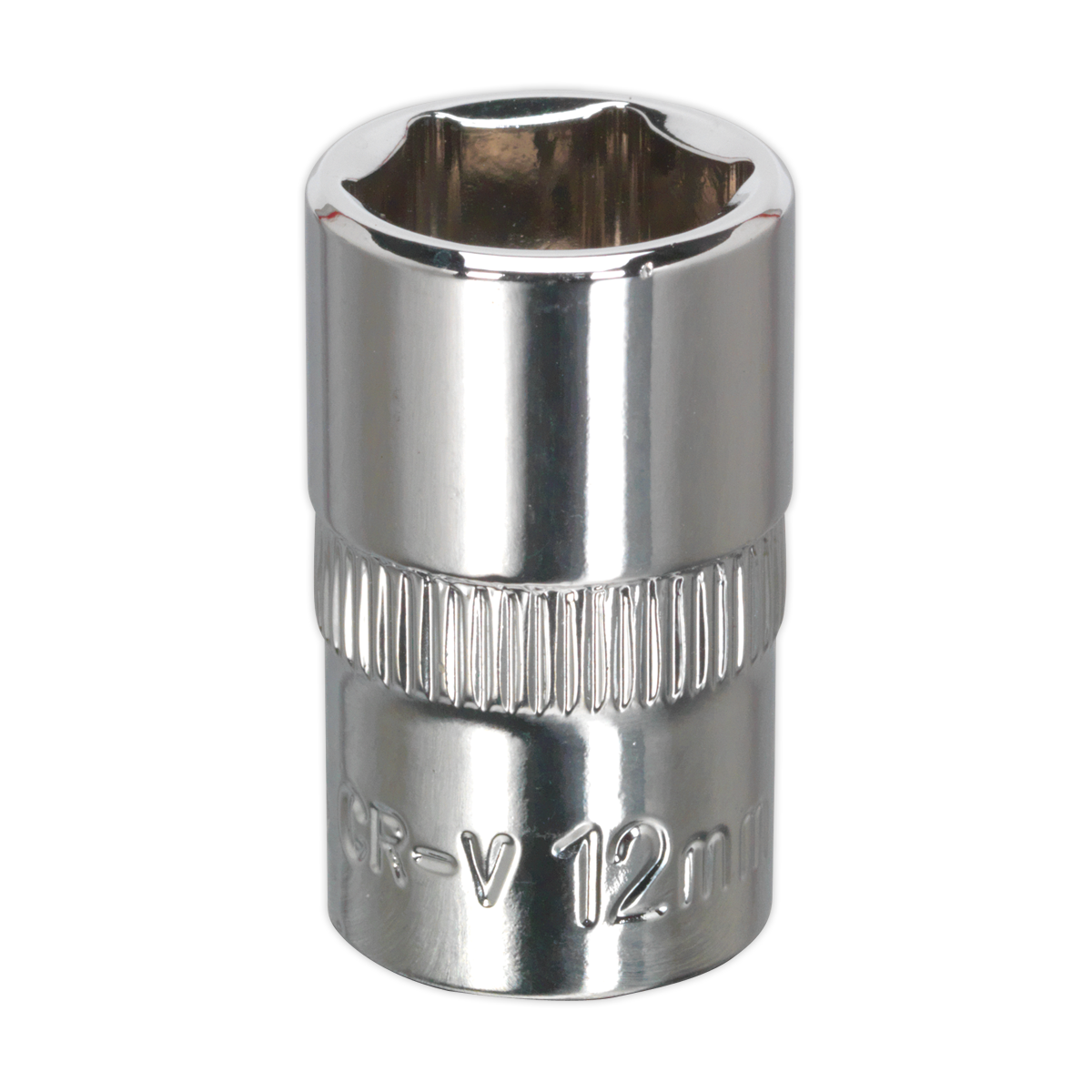 Sealey 12mm 3/8"Sq Drive Fully Polished WallDrive® Socket SP3812