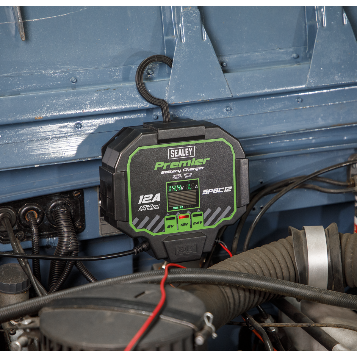 Sealey 12A Automatic Battery Charger & Maintainer SPBC12