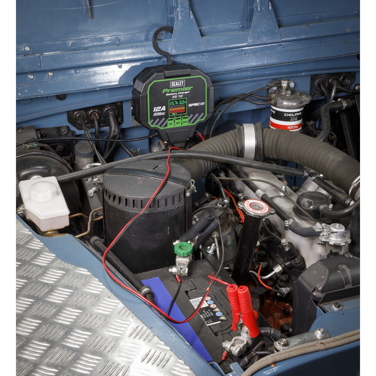 Sealey 12A Automatic Battery Charger & Maintainer SPBC12