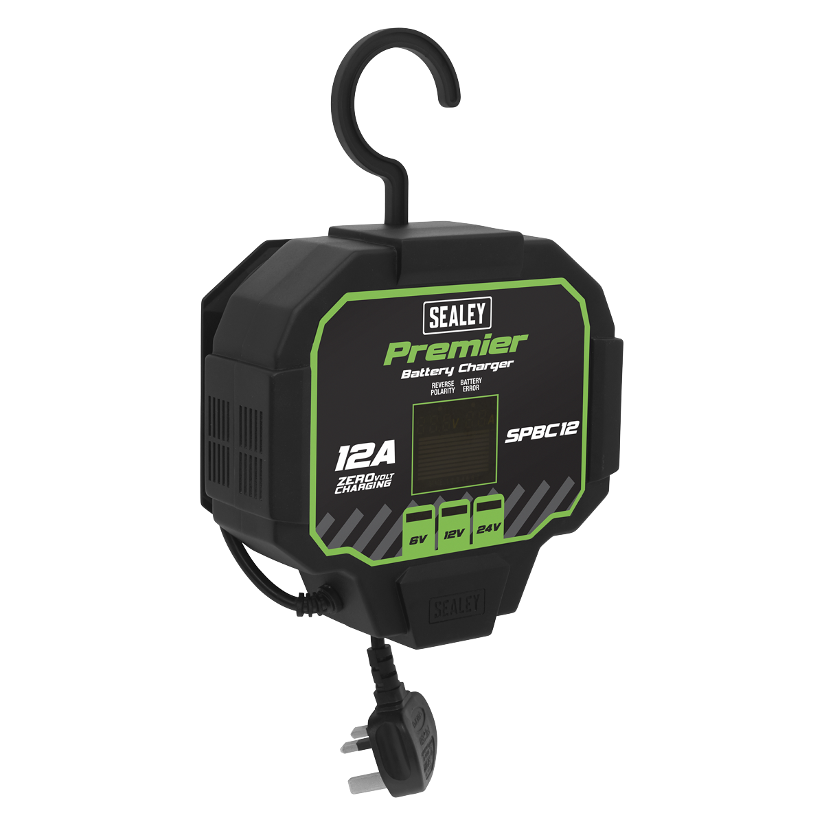 Sealey 12A Automatic Battery Charger & Maintainer SPBC12