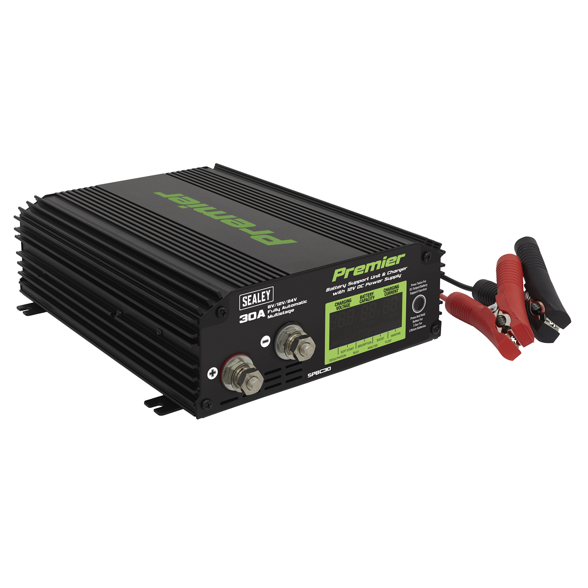 Sealey 30A Battery Support Unit & Charger SPBC30