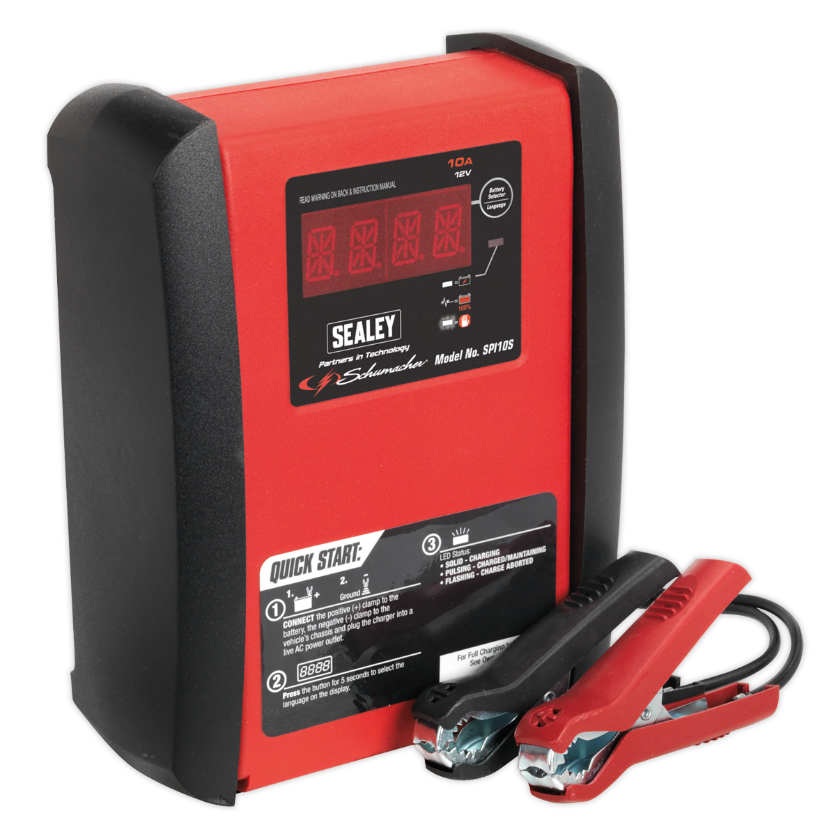 Sealey Schumacher® 10A 12V Intelligent Battery Charger SPI10S