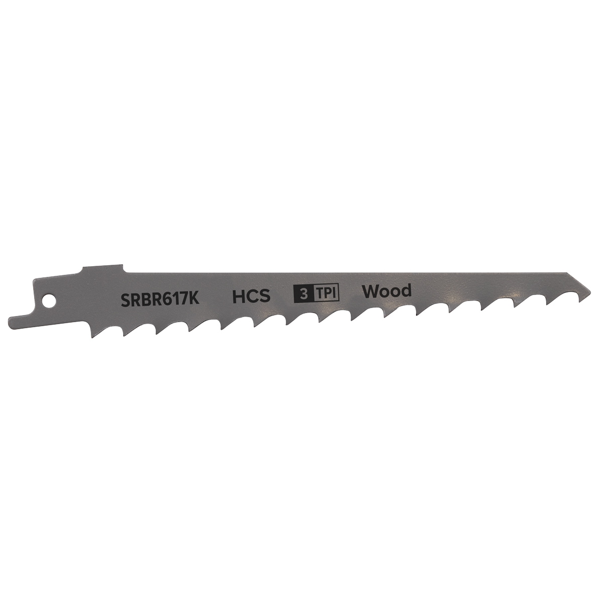 Sealey 150mm 3tpi Reciprocating Saw Blade Pruning & Coarse Wood - Pack of 5 SRBR617K