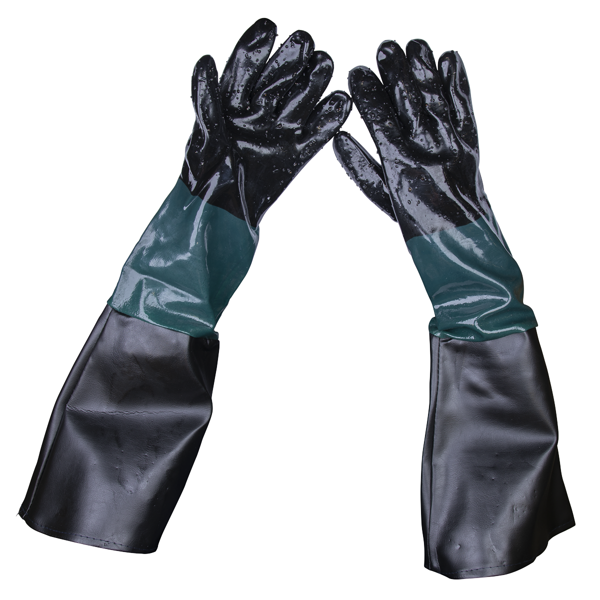 Sealey 585mm Shot Blasting Gauntlets - Pair SSP41