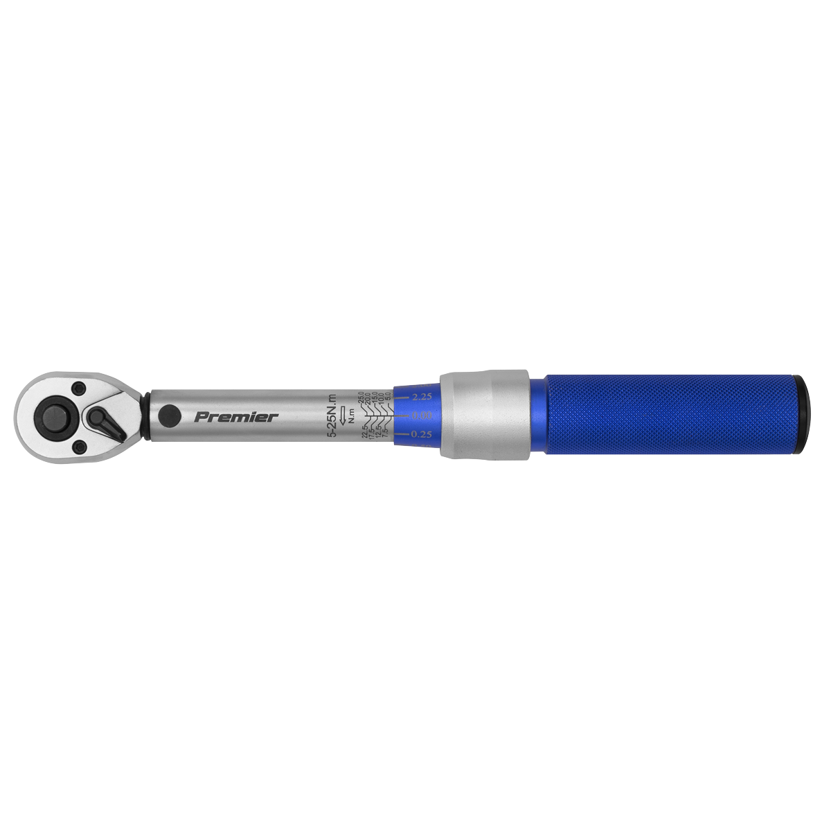 Sealey 3/8"Sq Drive Torque Wrench Micrometer Style 5-25Nm - Calibrated STW902