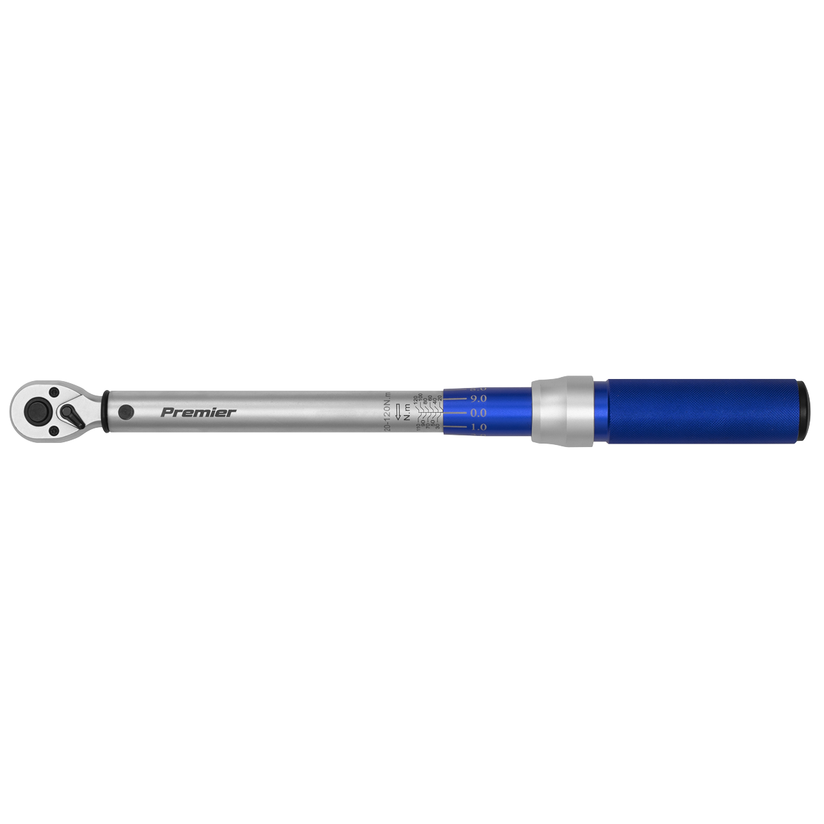 Sealey 3/8"Sq Drive Torque Wrench Micrometer Style 20-120Nm - Calibrated STW903