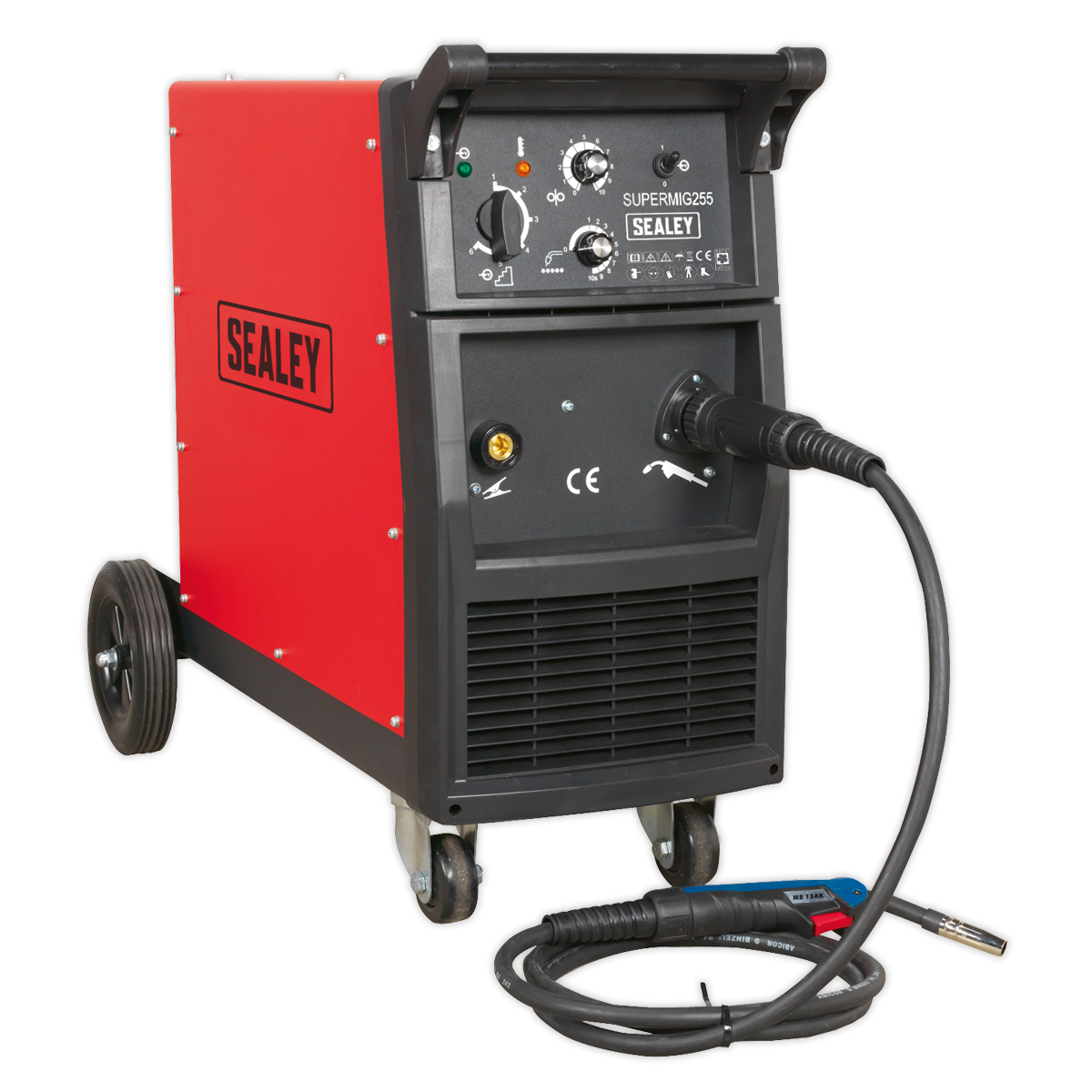 Sealey 250Amp Professional MIG Welder with Binzel® Euro Torch SUPERMIG255