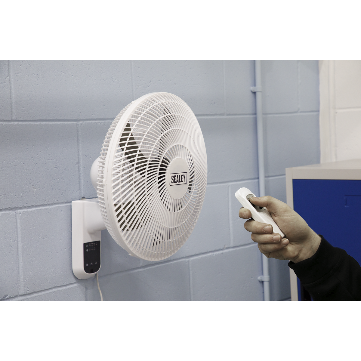 Sealey 16" 3-Speed Wall Fan with Remote Control 230V SWF16WR