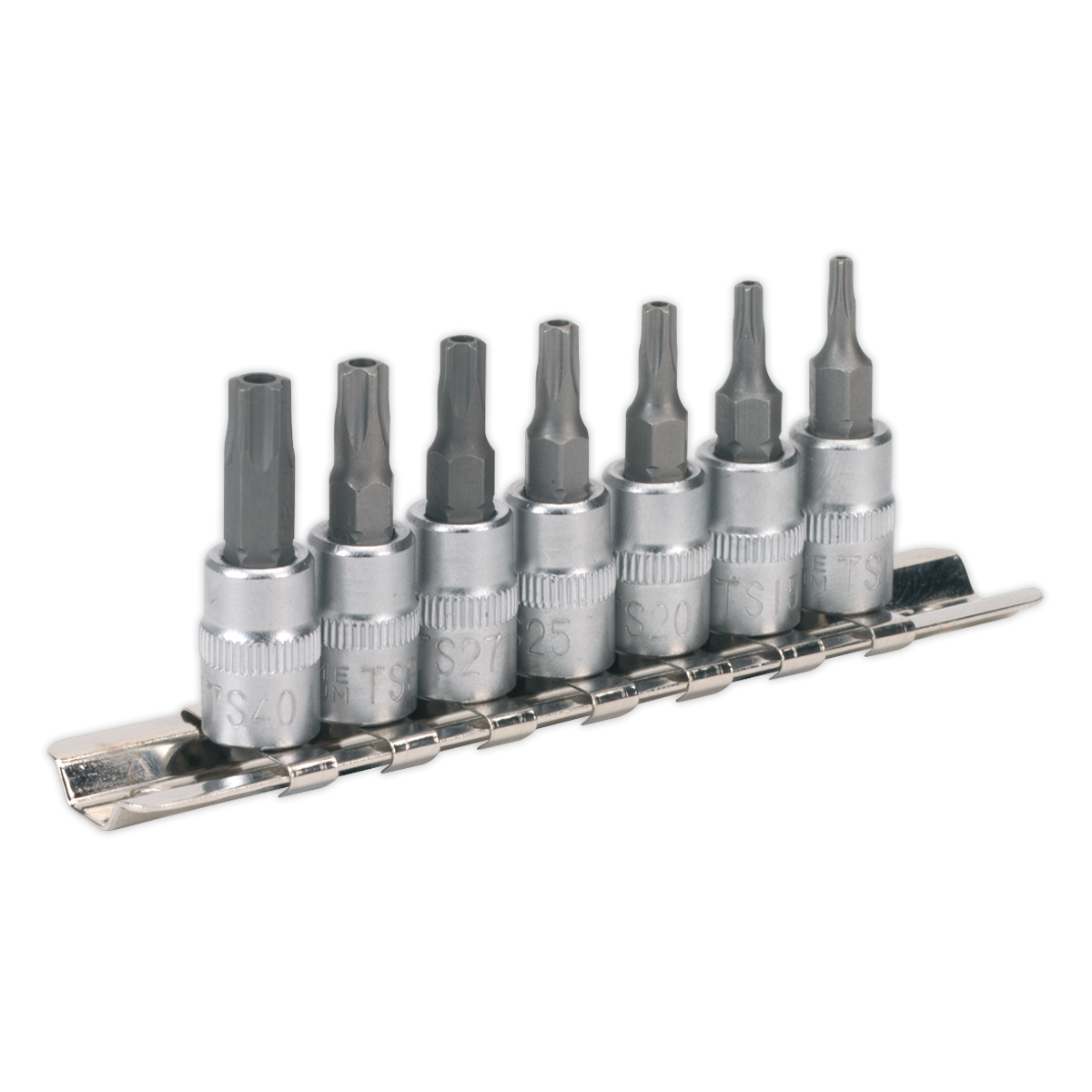 Sealey 7pc 1/4"Sq Drive TRX-TS* Security Socket Bit Set SX106