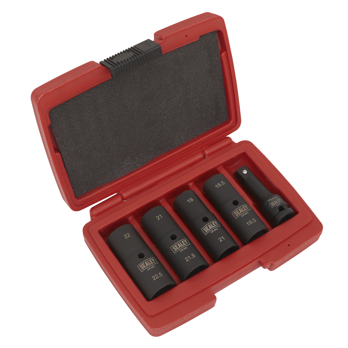 Sealey 5pc 80mm 1/2"Sq Drive Double Ended Deep Impact Socket Set SX1820