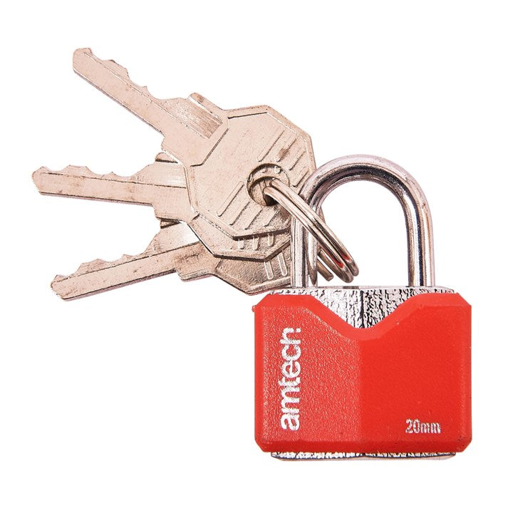 Amtech 20mm Rhombic chrome plated iron padlock T0701