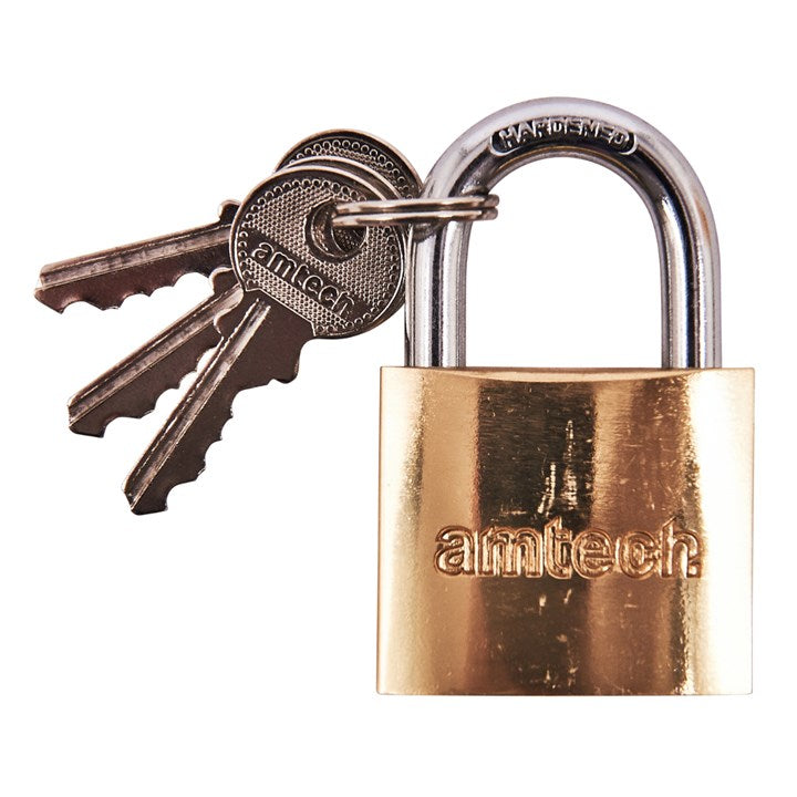 Amtech 38mm Brass padlock T1200C