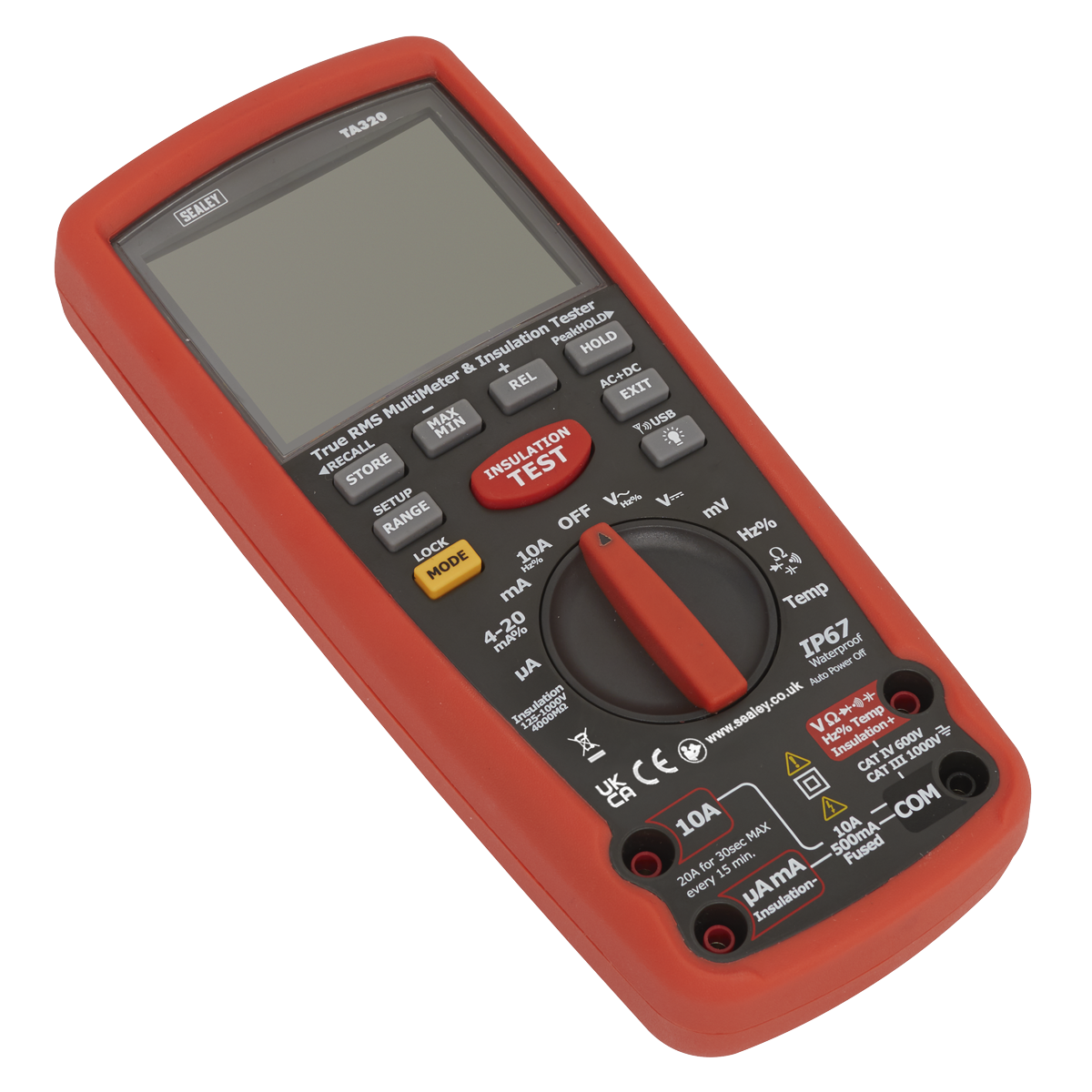 Sealey Digital Automotive Analyser/Insulation Tester - Hybrid Vehicles TA320