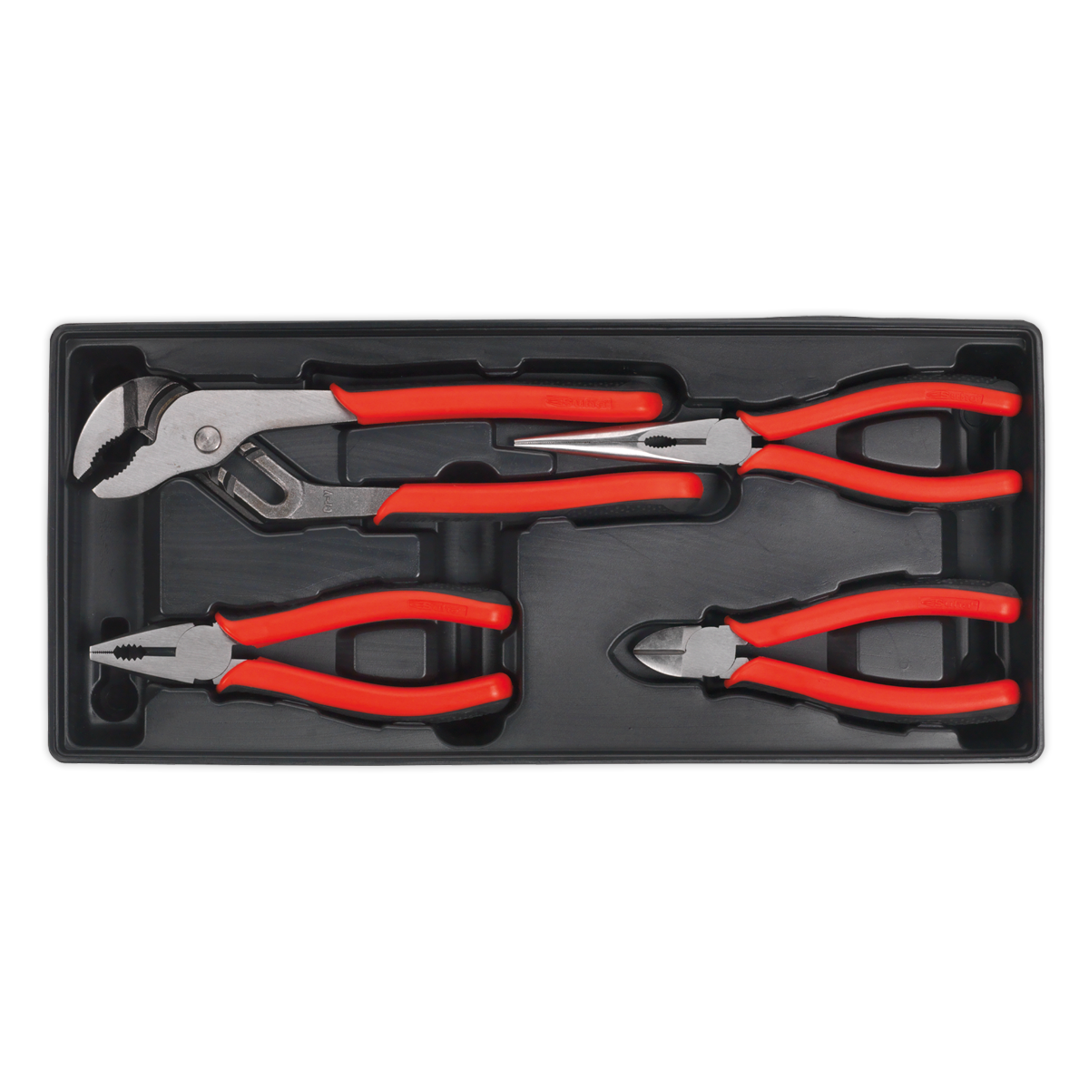 Sealey 4pc Pliers Set with Tool Tray TBT02