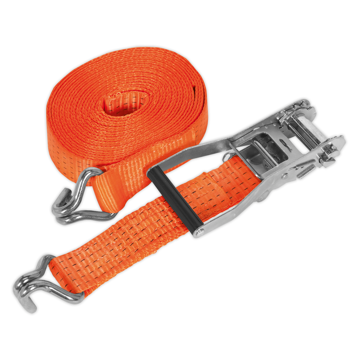 Sealey 50mm x 10m Polyester Webbing Ratchet Tie Down 5000kg Breaking Strength TD5010J