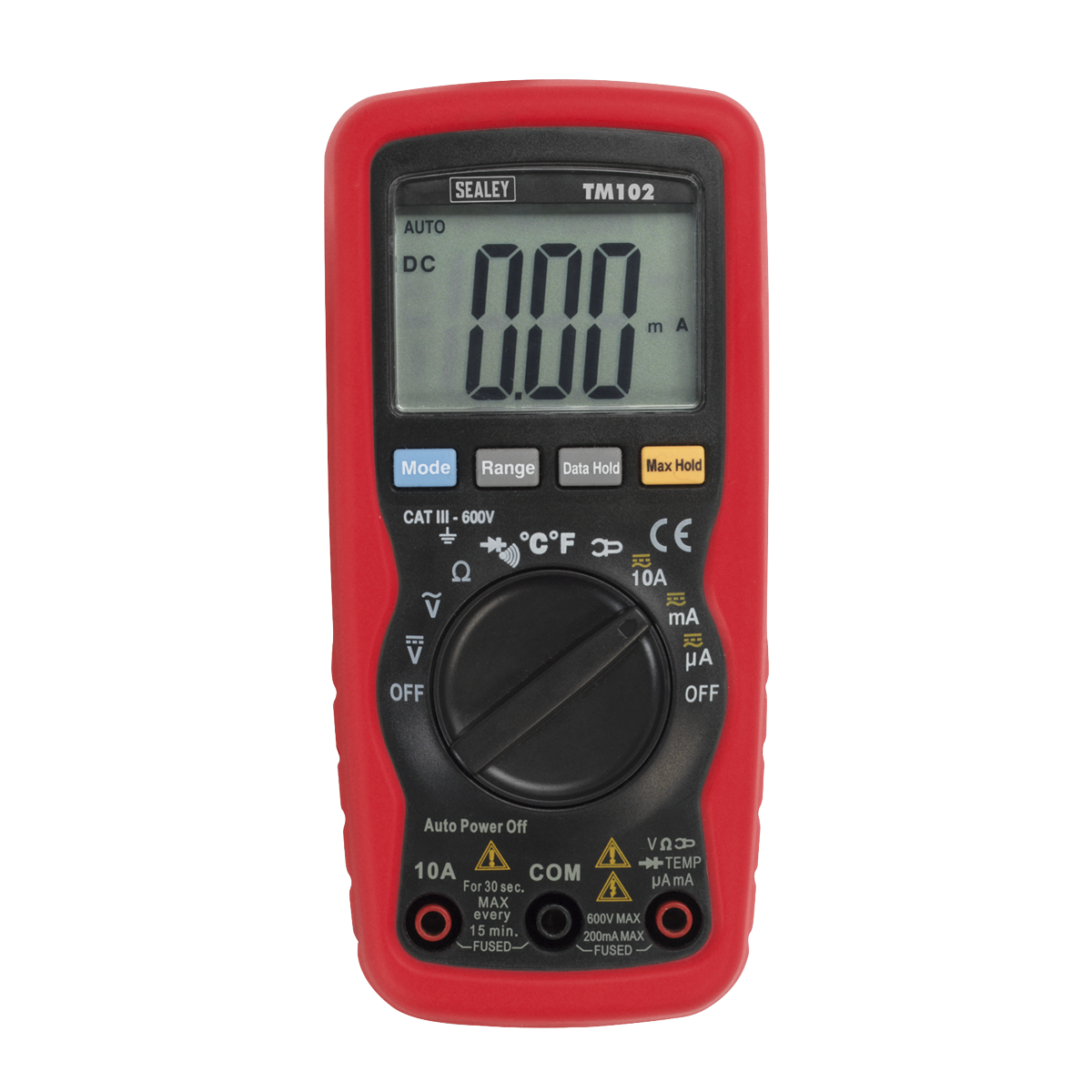 Sealey 8-Function Professional Auto-Ranging Digital Multimeter TM102
