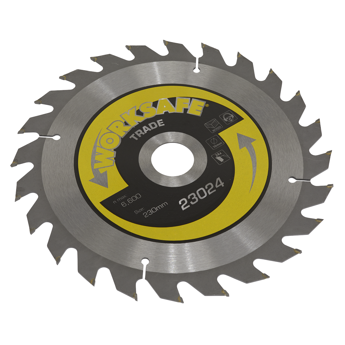 Sealey Ø230 x 30mm Trade Circular Saw Blade - 24tpu TS23024