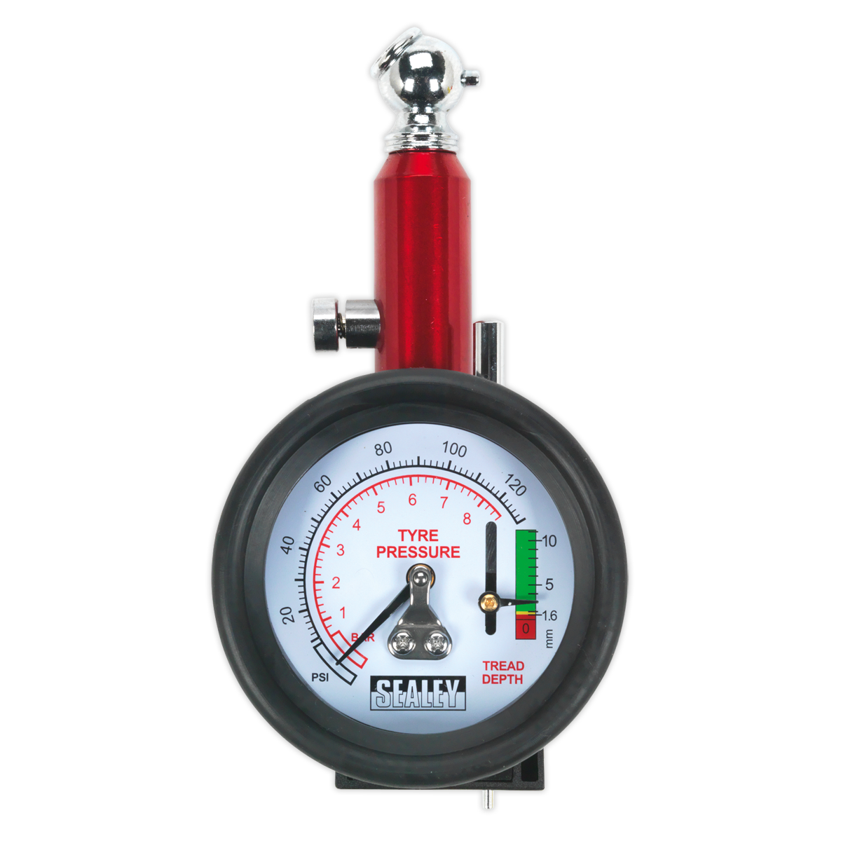Sealey Tyre Pressure & Tyre Tread Depth Gauge TSTPDG01
