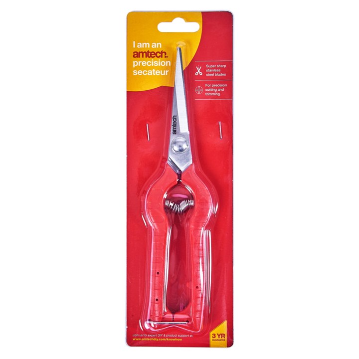 Amtech Precision secateurs - stainless steel U0285