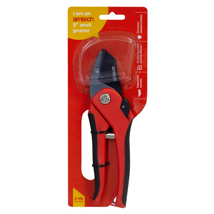 Amtech Ratchet anvil secateurs U0455