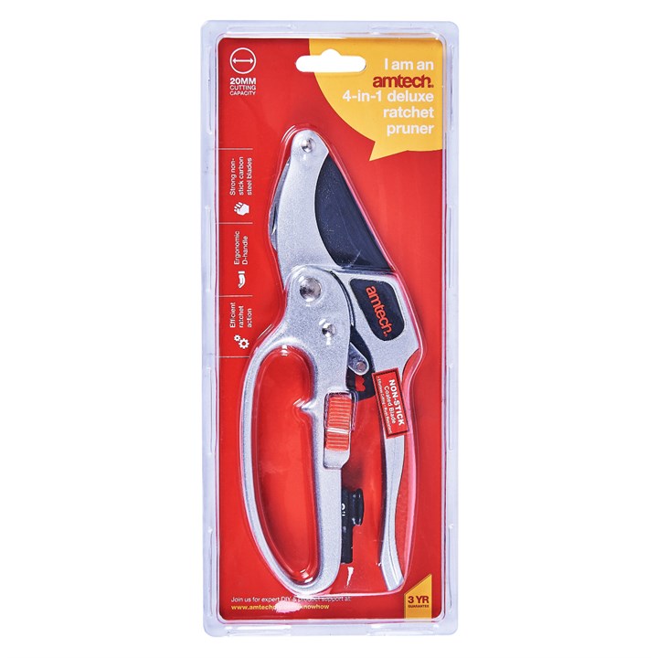 Amtech 4-in-1 Deluxe ratchet pruner U0485