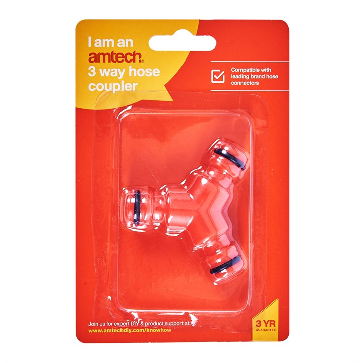 Amtech Quick fix 3 way coupler U2480