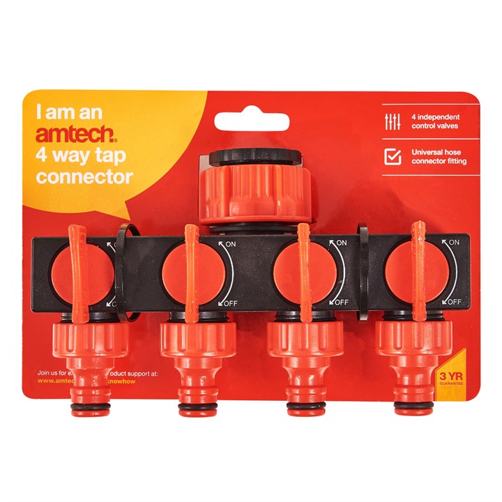 Amtech 4 Way tap connector U2512
