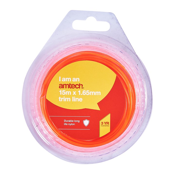 Amtech 15m x 1.65mm strimmer line U4020