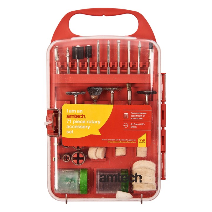 Amtech 71 Piece rotary accessory set V2543
