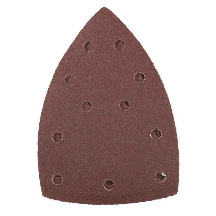 Amtech Pack of 10 P240 grit hook and loop delta sanding sheets V4037