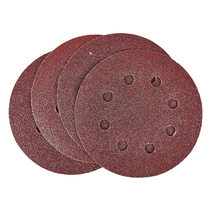 Amtech 10 x P80 grit circular sanding sheets (115mm diameter) V4065