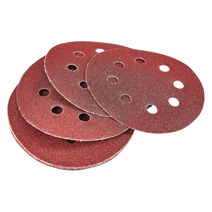 Amtech 10 x P120 grit circular sanding sheets (115mm diameter) V4070