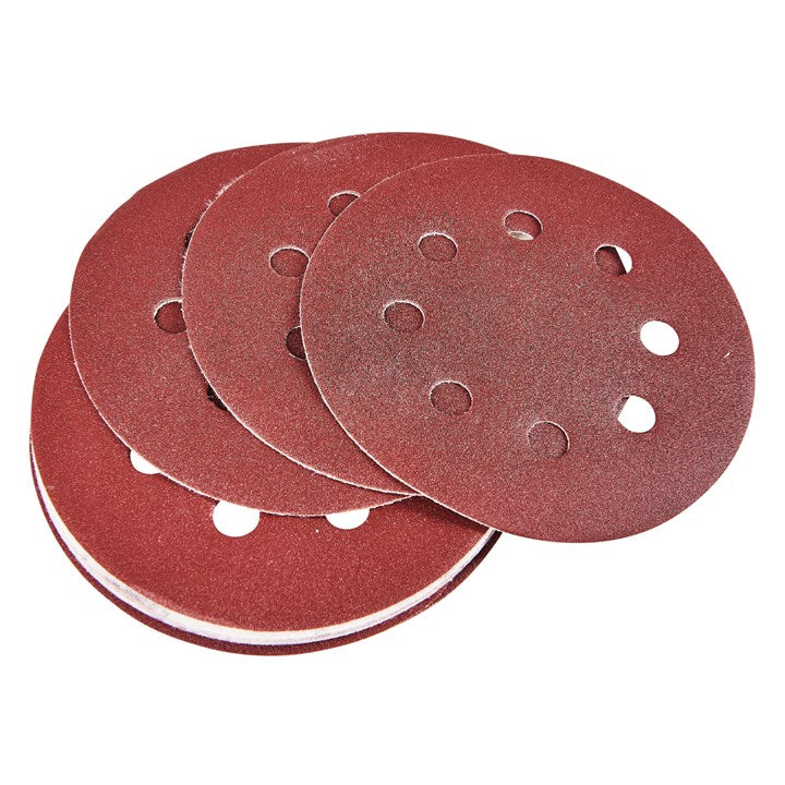 Amtech 10 x P240 grit circular sanding sheets (115mm diameter) V4075