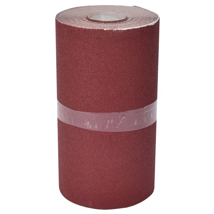 Amtech P120 grit (medium fine) aluminium oxide sanding roll (115mm x 500cm) V4115