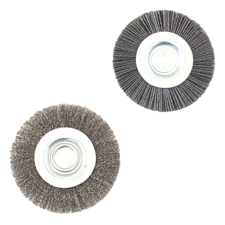 Amtech 2 Piece brush set for rotary cleaning tool V5050