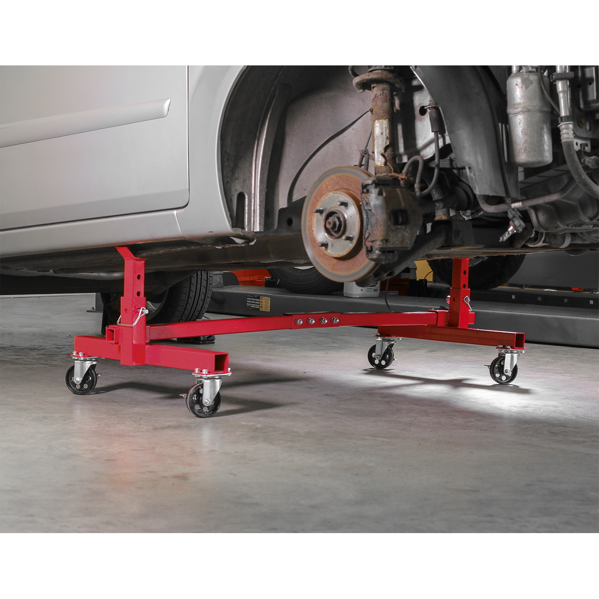 Sealey 900kg Adjustable 2-Post Vehicle Moving Dolly VMD001