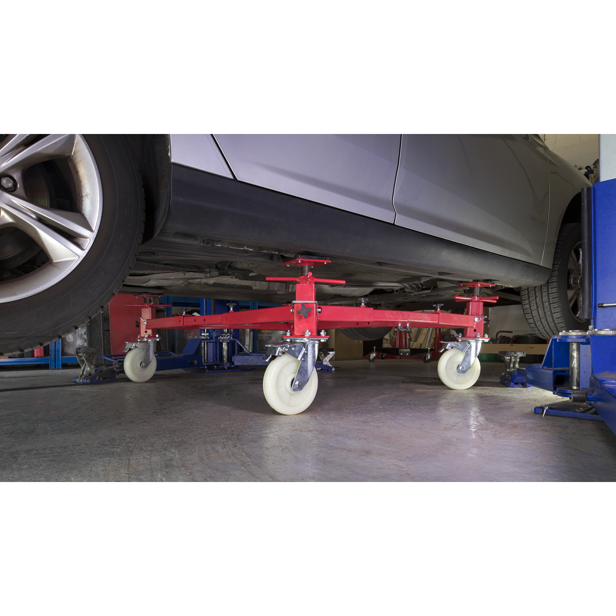 Sealey 900kg Adjustable 4 Post Vehicle Moving Dolly VMD002