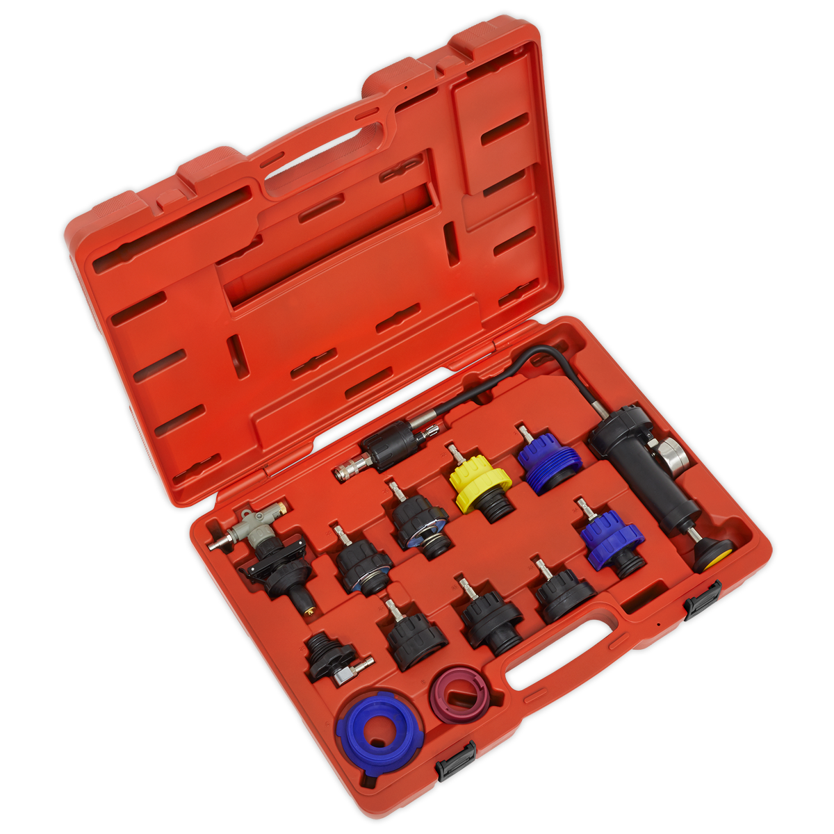 Sealey 13pc Cooling System Pressure Test Kit VS0014
