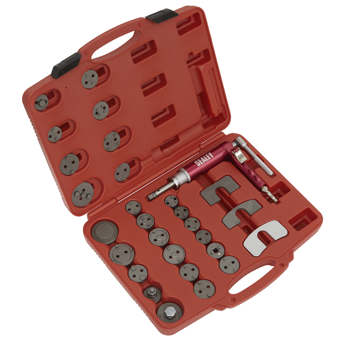 Sealey 29pc Air Operated Brake Wind-Back Tool Kit VS0286