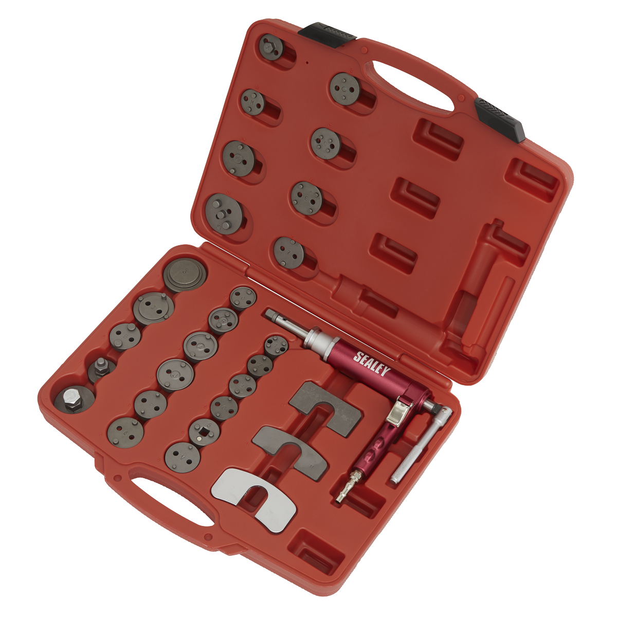 Sealey 29pc Air Operated Brake Wind-Back Tool Kit VS0286