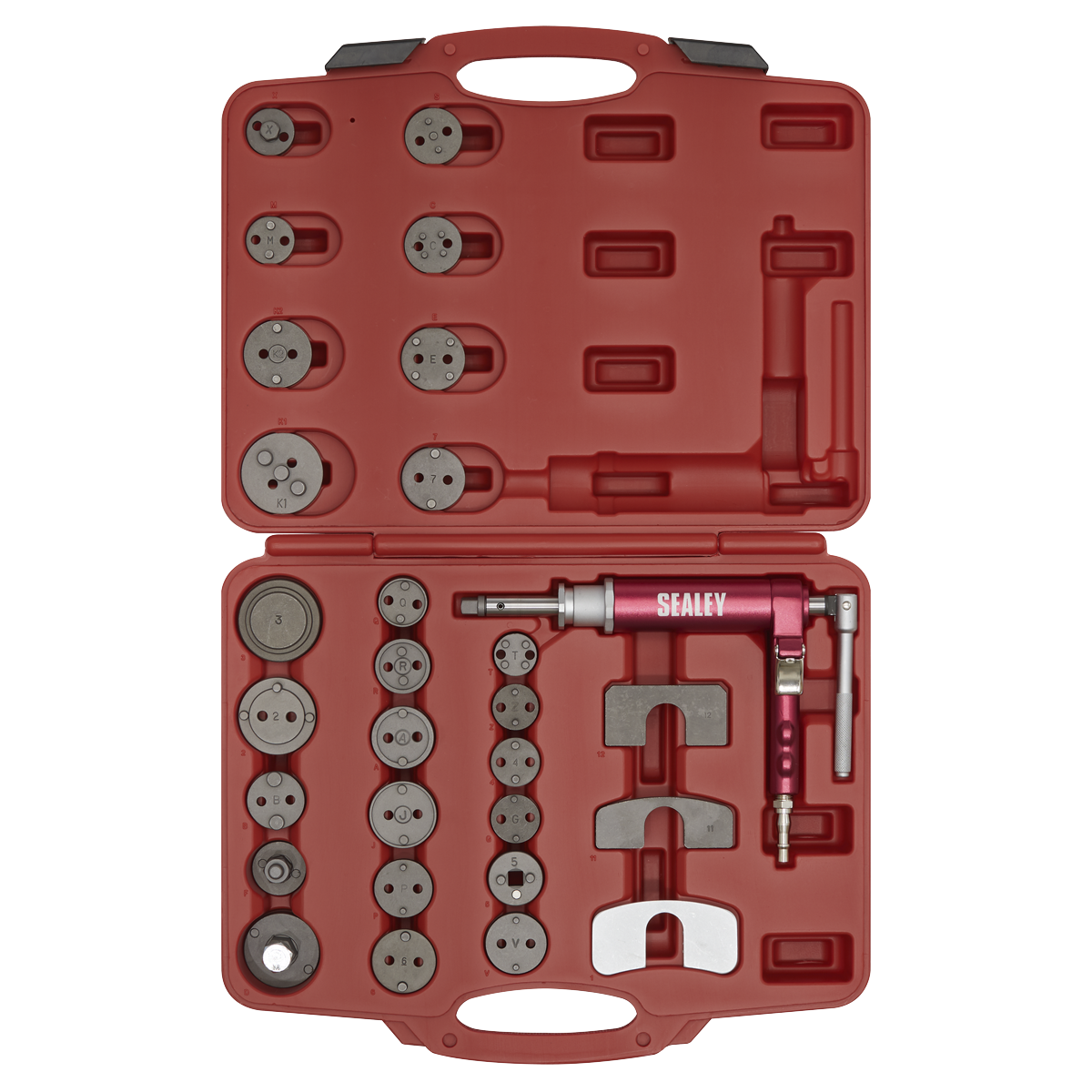 Sealey 29pc Air Operated Brake Wind-Back Tool Kit VS0286