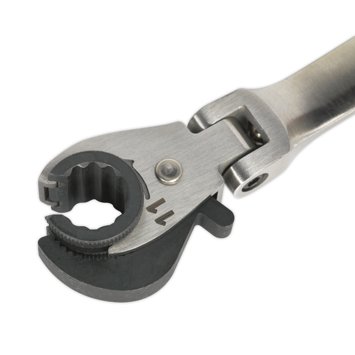 Sealey 10 & 11mm Flexi-Head Ratchet Brake Pipe Spanner VS0347