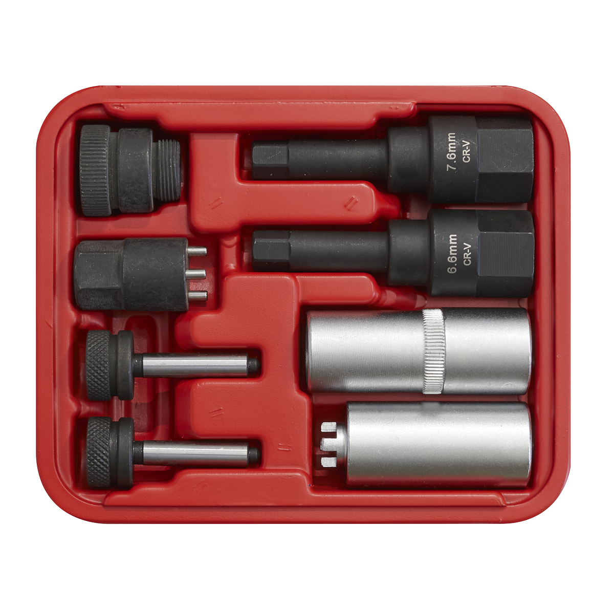 Sealey 8pc Diesel Injector Repair Socket Set VS2068