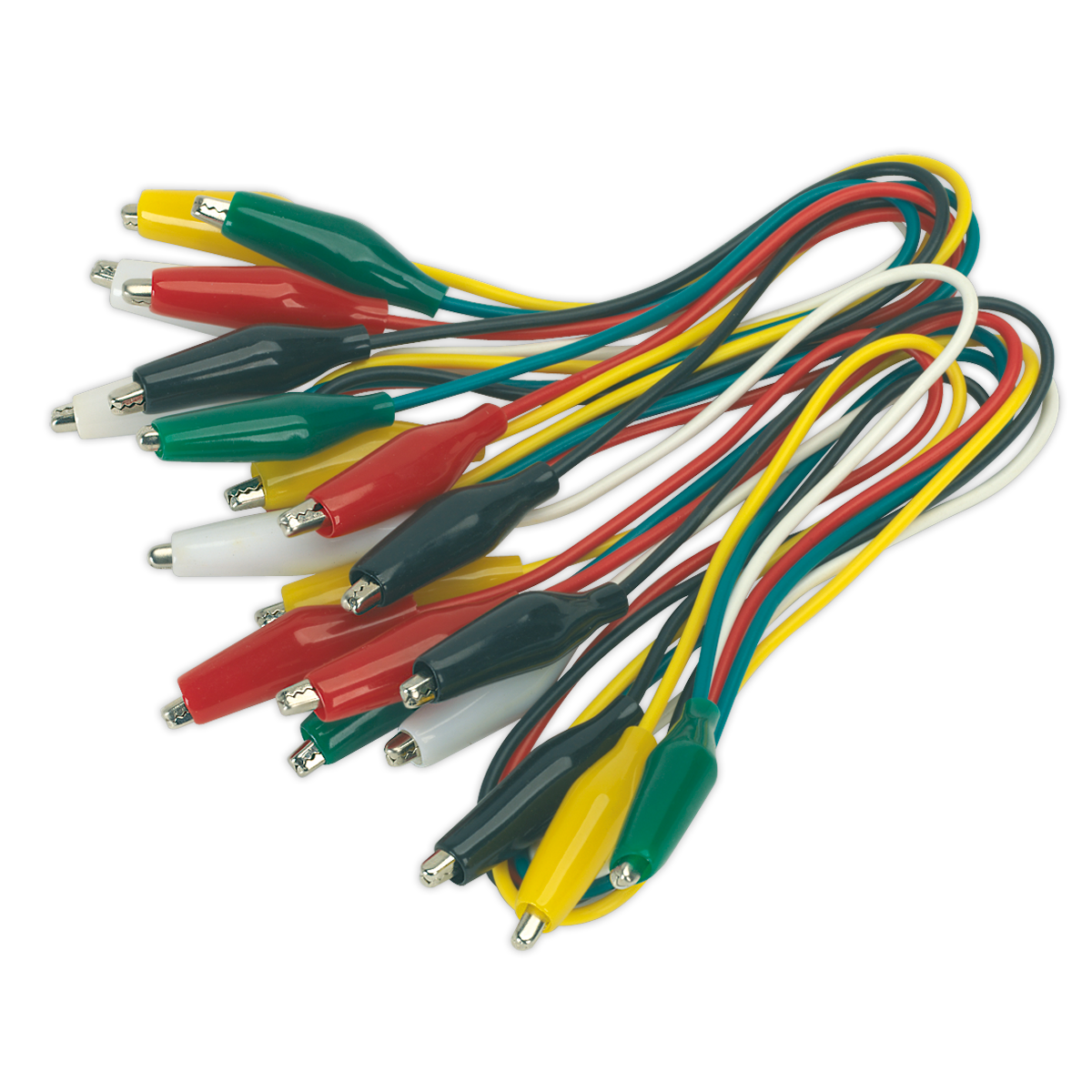 Sealey Jumper Test Lead Set - 5 Pairs x 450mm VS222