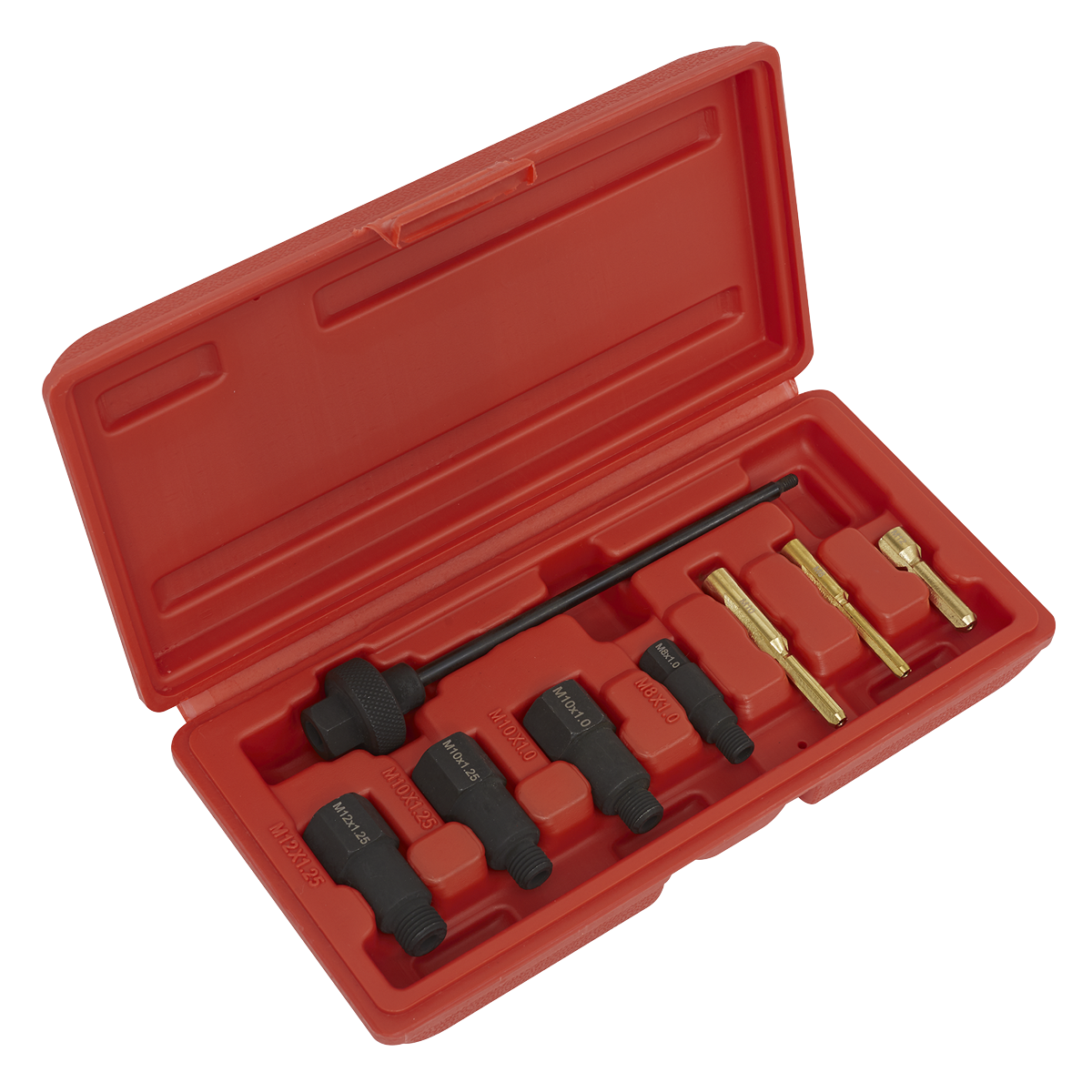 Sealey 8pc Glow Plug Reamer/Base Cleaning Set VS312