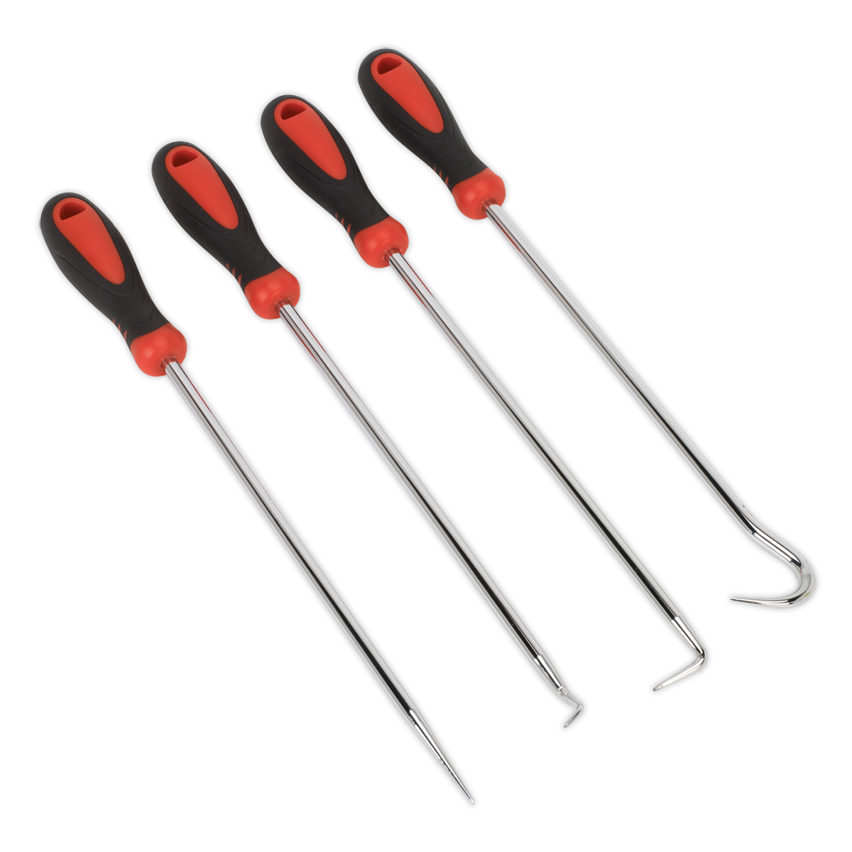 Sealey 4pc Extra-Long Pick & Hook Set VS5210