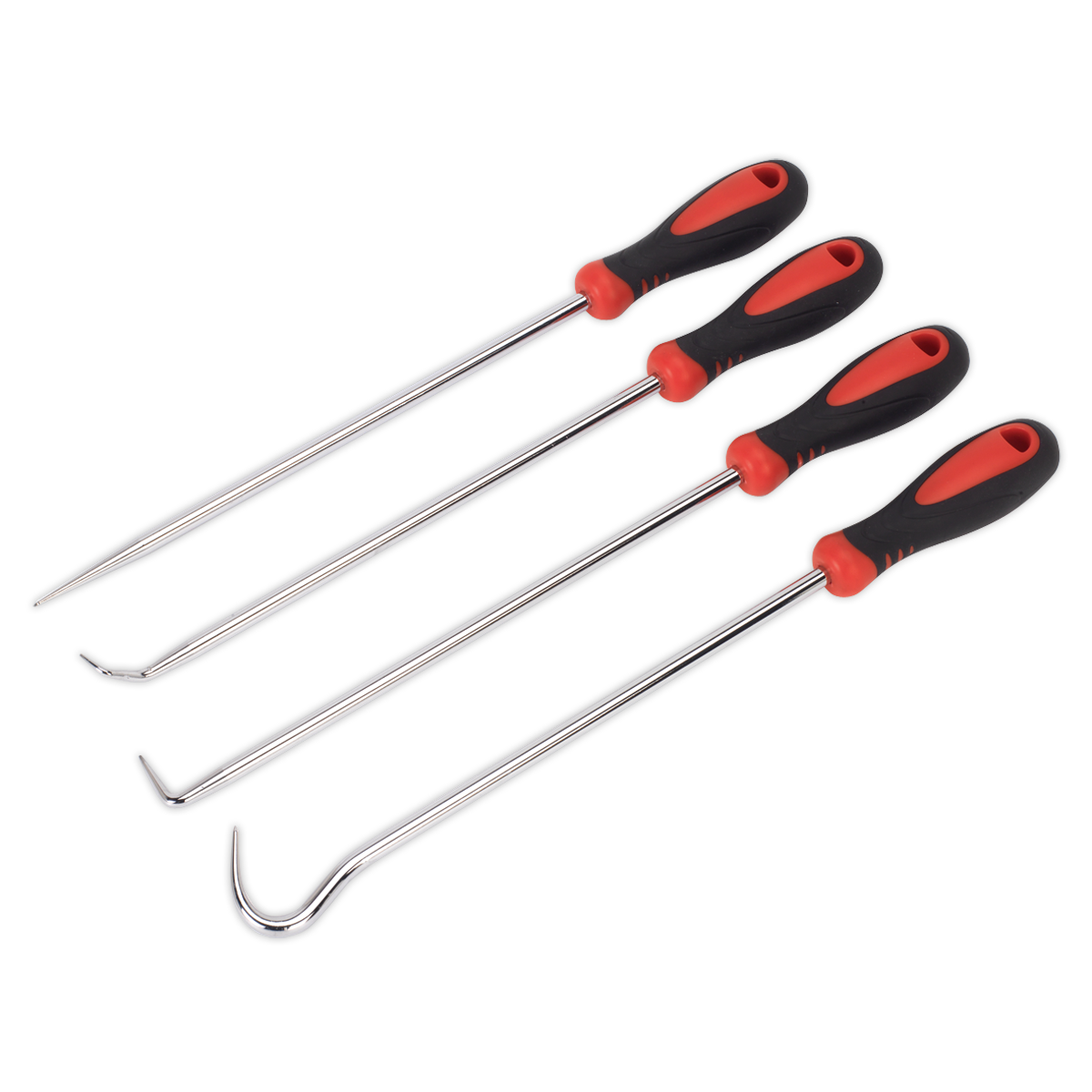 Sealey 4pc Extra-Long Pick & Hook Set VS5210