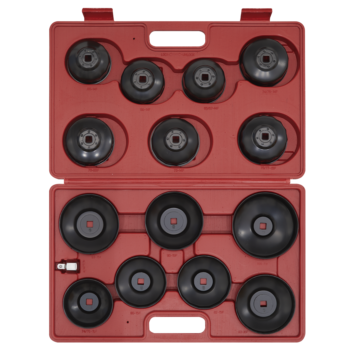 Sealey 15pc Oil Filter Cap Wrench Set VS7003