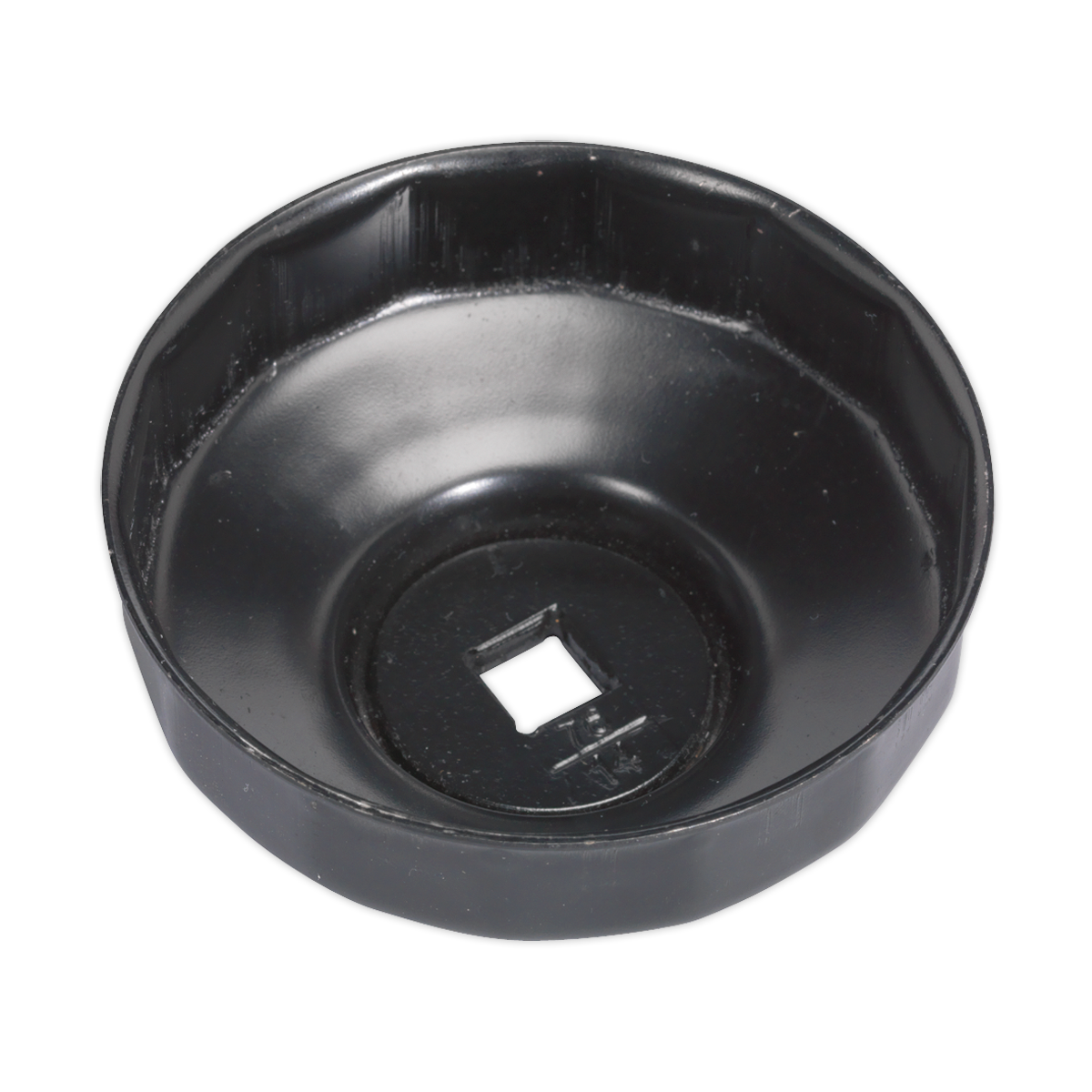 Sealey Ø76mm Oil Filter Cap Wrench 14 Flutes - BMW, Champion, Mercedes, Porsche, VAG VS7006.V2-06