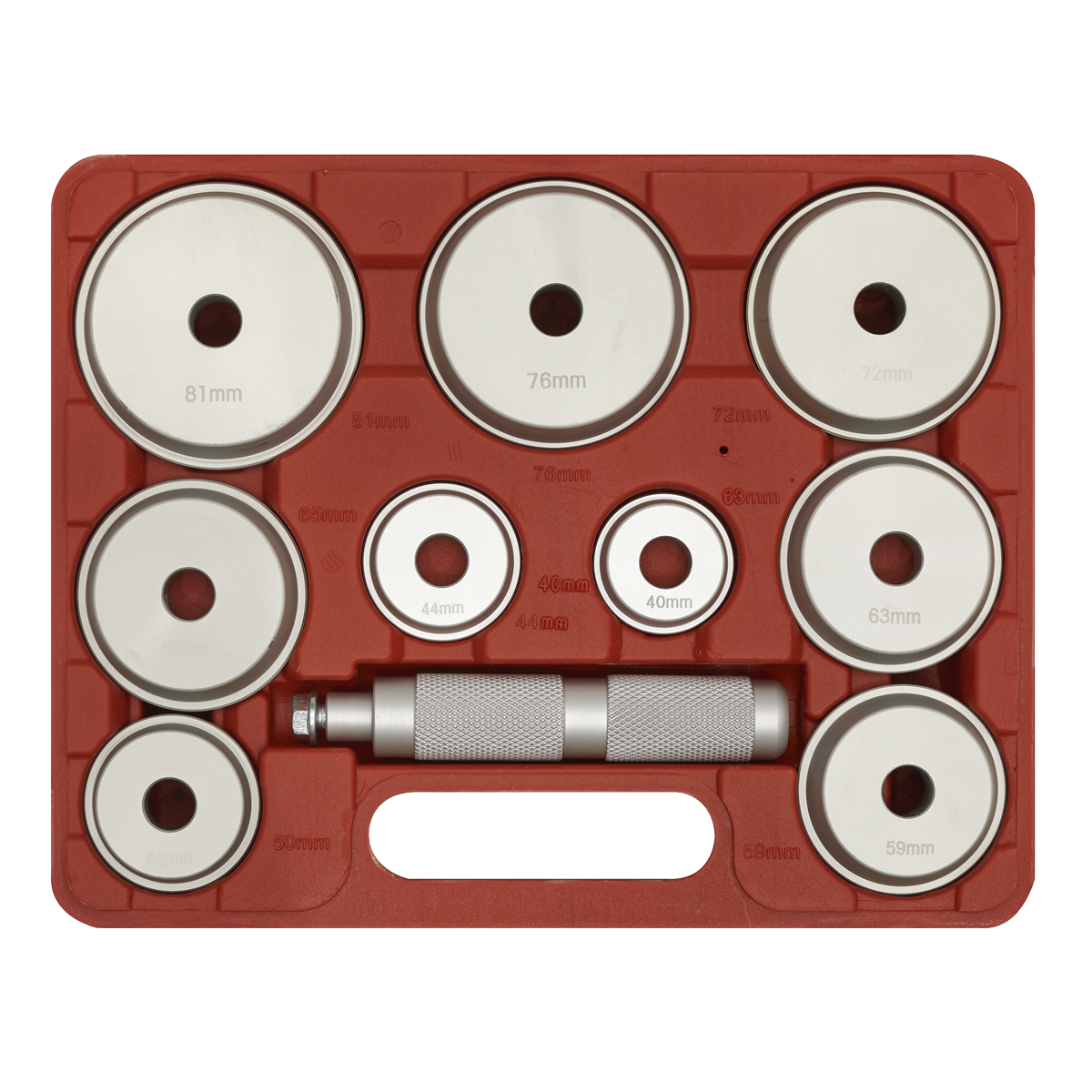 Sealey 10pc Aluminium Bearing Race & Seal Driver Set VS703